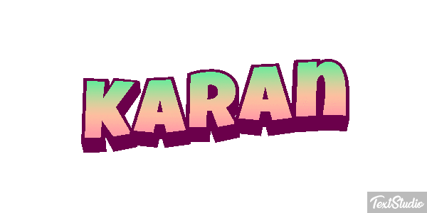 Karan Effet de texte