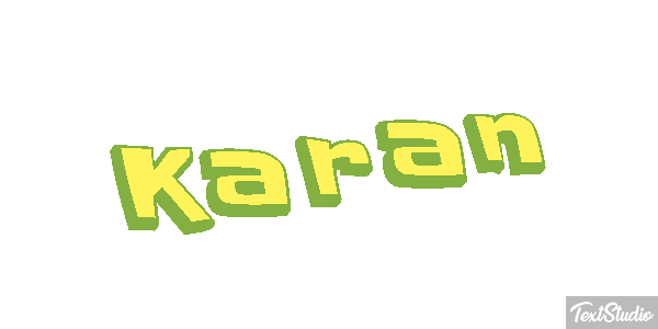 Karan Effet de texte