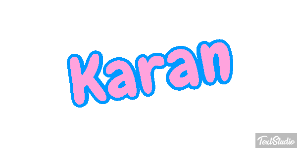 Karan Effet de texte