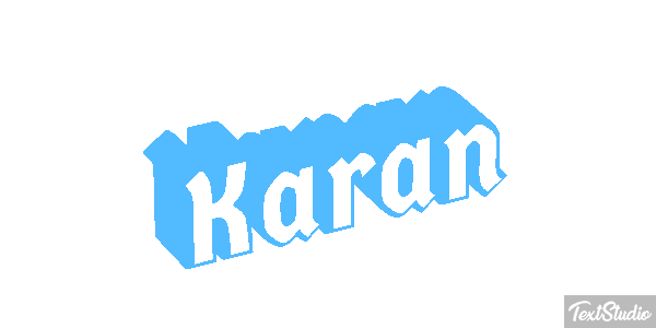 Karan Effet de texte