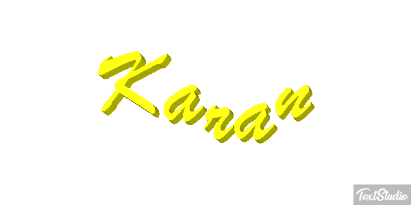 Karan Effet de texte