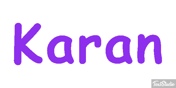 Karan Effet de texte
