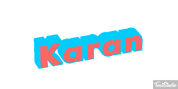 Karan Effet de texte