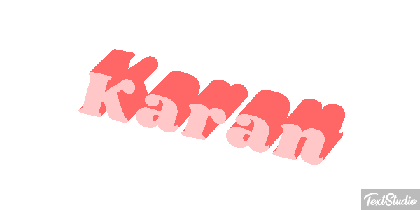 Karan Effet de texte