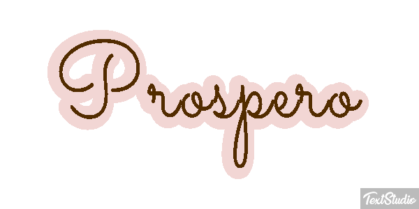 Prospero Effetto testo