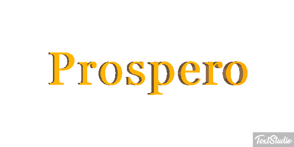Prospero Effetto testo
