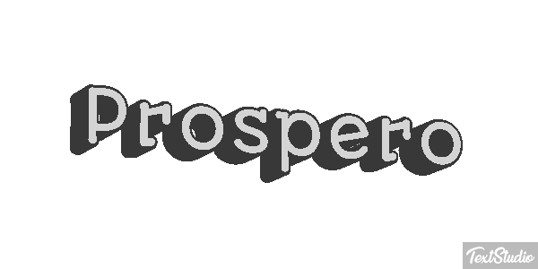 Prospero Effetto testo