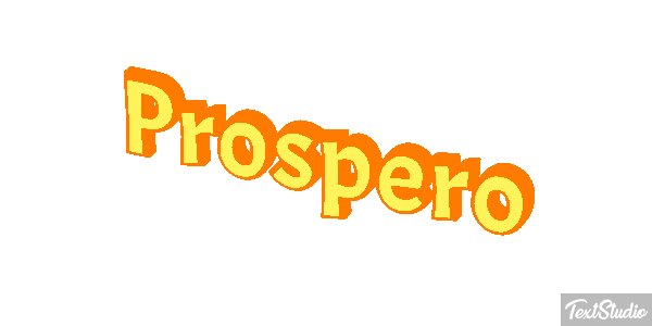 Prospero Effetto testo