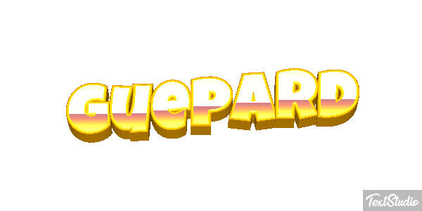 Guépard Effetto testo