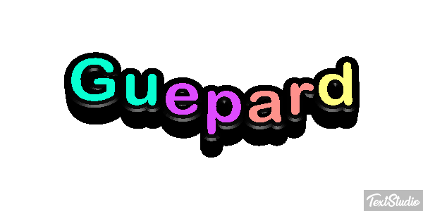 Guépard Effetto testo