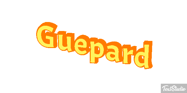 Guépard Effetto testo