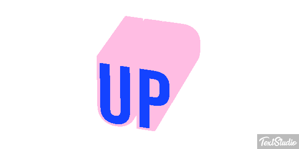Up Efeito do texto