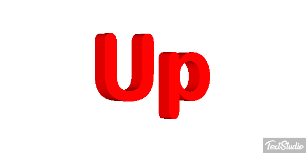 Up Efeito do texto