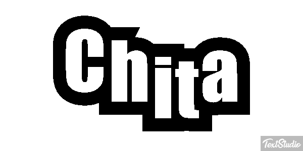 Chita Efeito do texto
