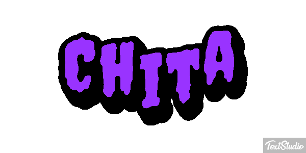 Chita Efeito do texto