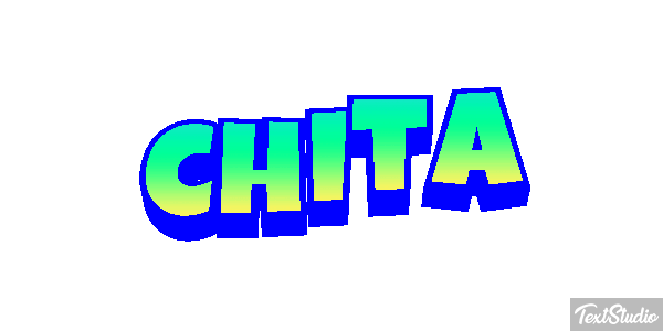 Chita Efeito do texto