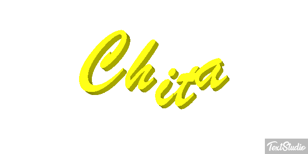 Chita Efeito do texto