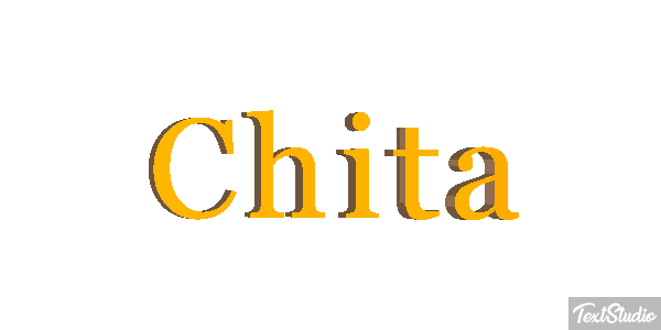 Chita Efeito do texto