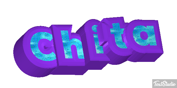Chita Efeito do texto
