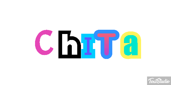Chita Efeito do texto