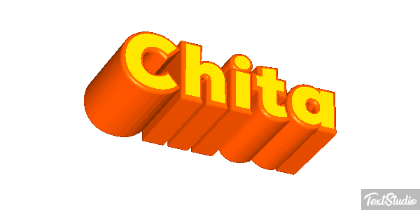 Chita Efeito do texto