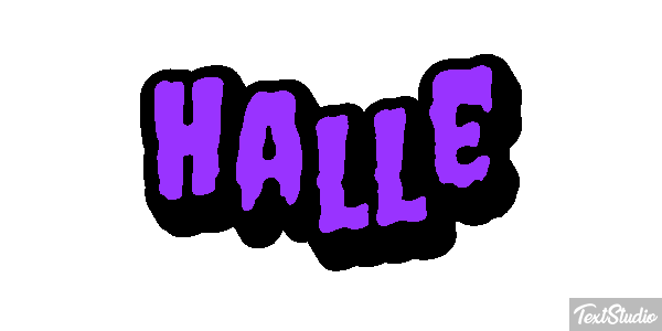 Halle Effet de texte