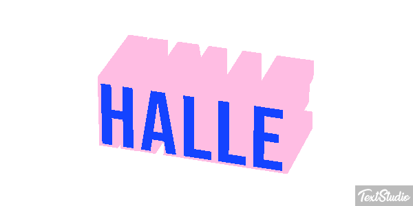 Halle Effet de texte