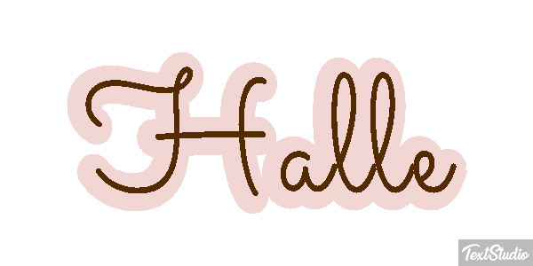 Halle Effet de texte