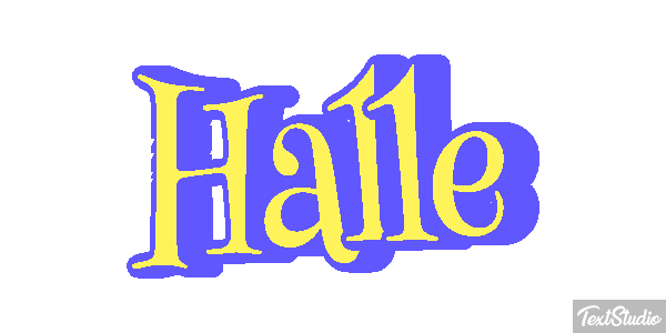 Halle Effet de texte