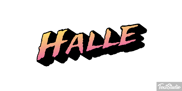 Halle Effet de texte