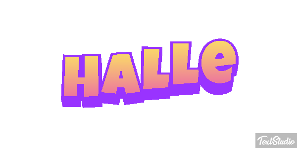 Halle Effet de texte
