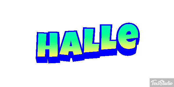 Halle Effet de texte