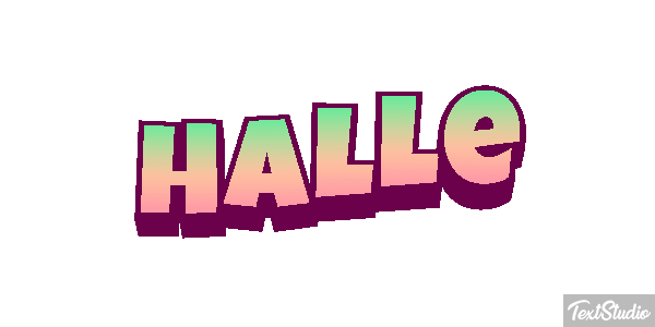 Halle Effet de texte