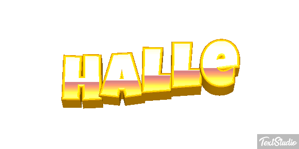 Halle Effet de texte