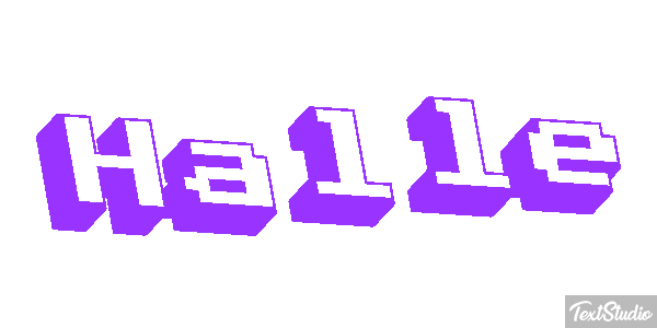 Halle Effet de texte