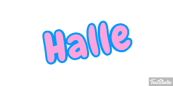 Halle Effet de texte