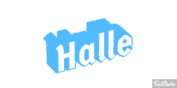 Halle Effet de texte