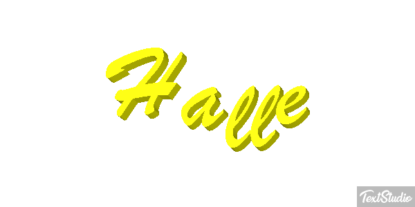 Halle Effet de texte
