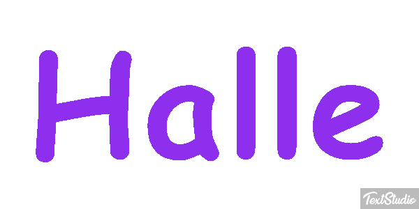 Halle Effet de texte