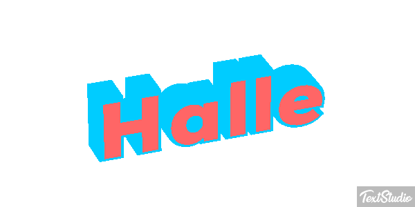 Halle Effet de texte