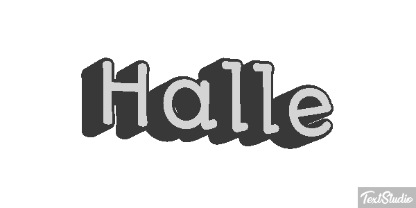 Halle Effet de texte