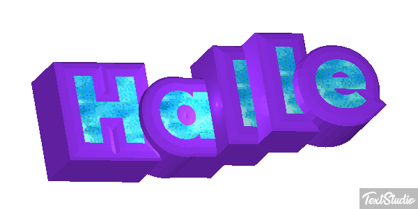 Halle Effet de texte