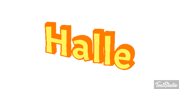 Halle Effet de texte