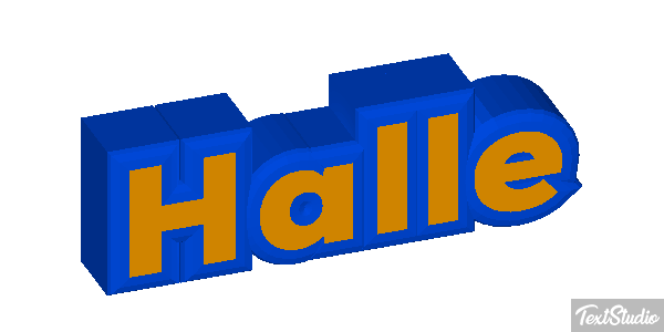 Halle Effet de texte