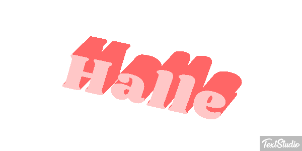 Halle Effet de texte