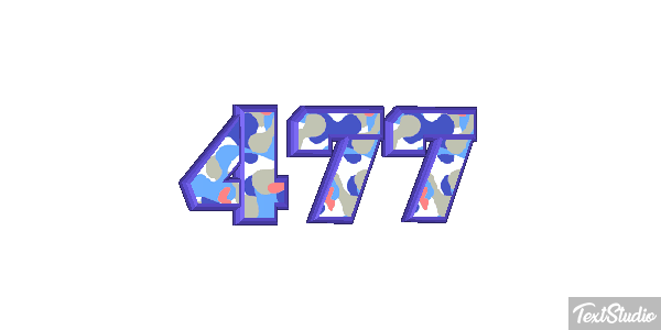 477 Texteffekt