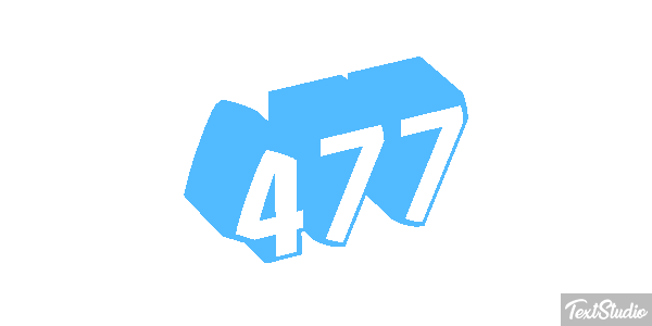 477 Texteffekt