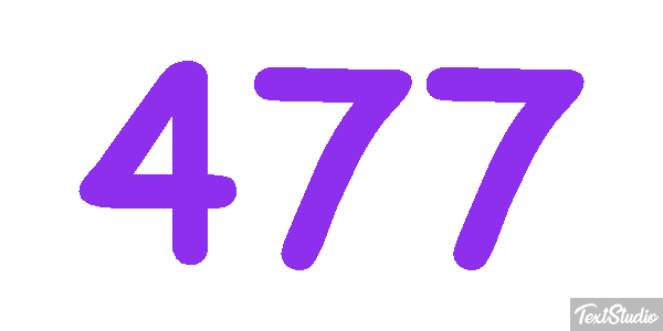 477 Texteffekt