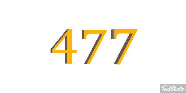 477 Texteffekt