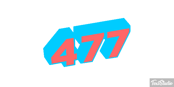 477 Texteffekt